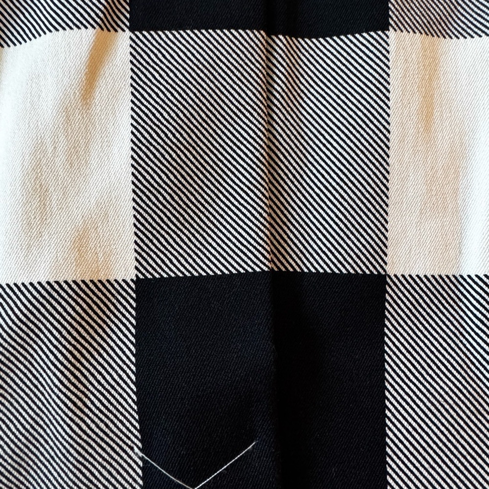 Talbots Black White Buffalo Check Pencil Skirt Size 16P Petite NWT Classic - Picture 4 of 4